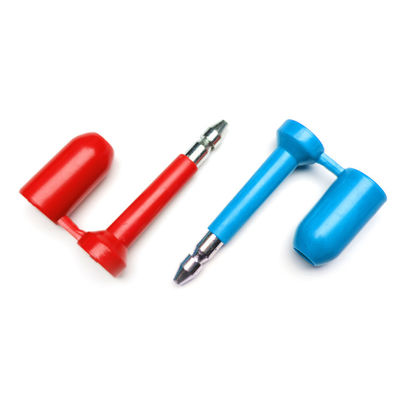 ABS Plastic Bolt Seal White Unit Weight 53.49g for Security Container Customized Logo