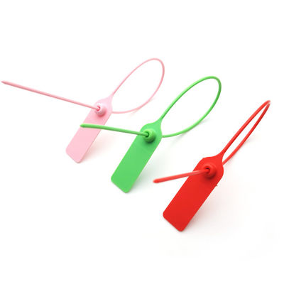 Secure Packaging US-PS320R Adjustable Length Pull Tight Plastic Seal with Metal Insert