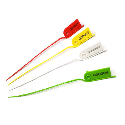 1.54 g / pc Peso promedio 70 N Resistencia a la tracción 210 mm longitud Sello de seguridad de plástico para soluciones de embalaje eficaces
