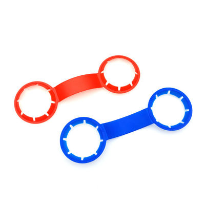 HDPE Plastic Bottle Handles With 29.4N For 38mm Diameter Bottle Neck Holder