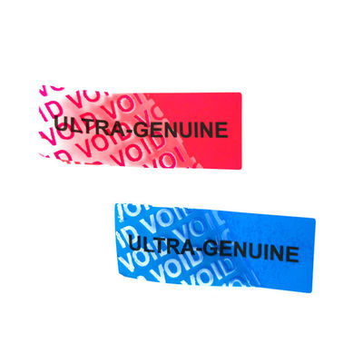 Silver Tamper Evident Glossy Matte Security Void Label Stickers for Tamper Resistance