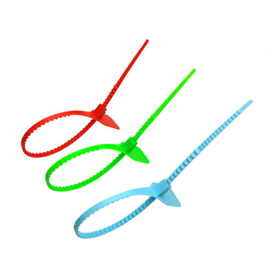 Customized 350*26*14.8 mm Red Pull Tight Security Seal for and Safe Product Packaging