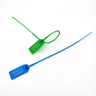 230 mm de longitud total sello de plástico de nylon con resistencia a la tracción de 115 N y sellado de tira apretada para bolsas de equipaje