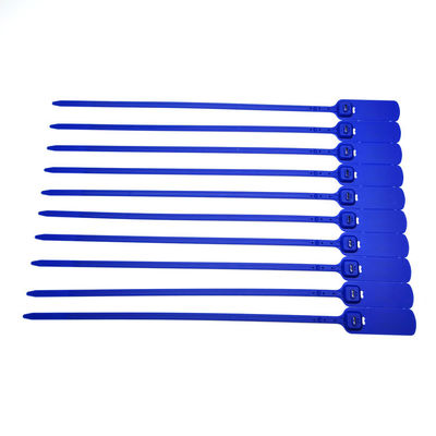 400mm Length 395N Plastic Security Seals Disposable Plastic Tamper Evident Seals