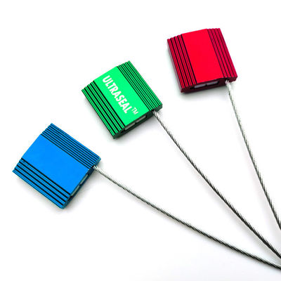 US-CC182 Tamper Proof Pull Tight Aluminium Container Security Cable Seal 1.8 mm Cable