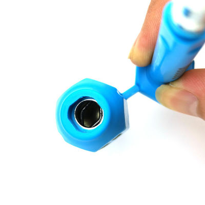 Sellos de seguridad de tornillo recubiertos con ABS anti-spin con resistencia a la tracción de 16,4 kg