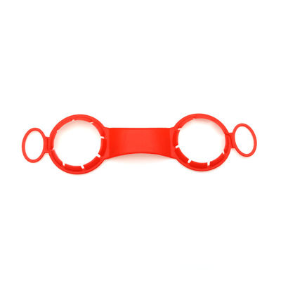 Blue US-HDF36X42F Plastic Bottle Clip Carrier Plastic Promo Handle Average Weight 4.242 g / pc