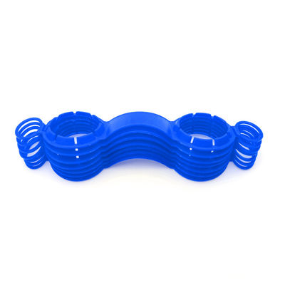 Blue US-HDF36X42F Plastic Bottle Clip Carrier Plastic Promo Handle Average Weight 4.242 g / pc