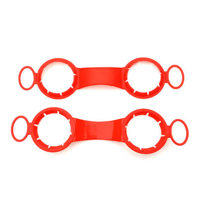 Blue US-HDF36X42F Plastic Bottle Clip Carrier Plastic Promo Handle Average Weight 4.242 g / pc