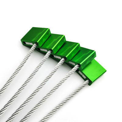 Galvanized Steel Shipping Container Cable Seal Lock Security Tag for Customs 27.3*26.2*9.4 mm