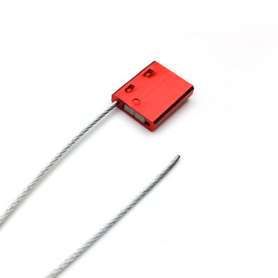 Markable Area 26*22mm US-CC181 Numbered Shipping Container Steel Cable Aluminium Security Cargo Seals Lock
