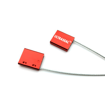 Markable Area 26*22mm US-CC181 Numbered Shipping Container Steel Cable Aluminium Security Cargo Seals Lock