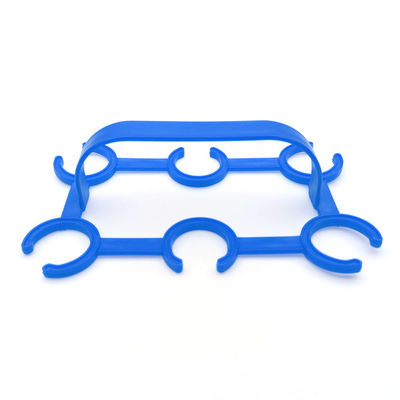 HDPE Handled Six Pack Plastic Bottle Carrier for 27-28mm Bottle Diameter Applications