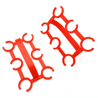 HDPE พลาสติก 6 แพคขวดถือพลาสติกขวดนมทนทาน