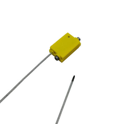 Sello de cable de plástico US-CC151B de ajuste apretado con resistencia a la tracción de 1.54 KN y área marcable con láser