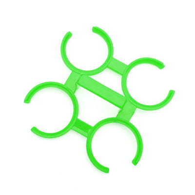 Versatile Bottle Carrier for 33-38mm Water Oil Bottles 4 Pack Bottle Handles in White