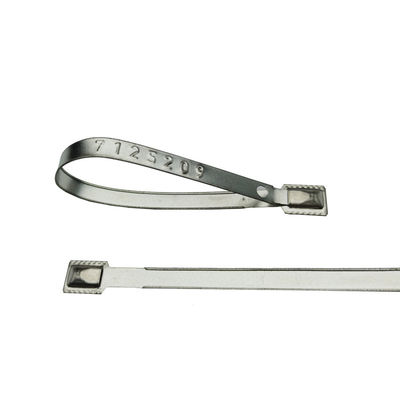 118*8.2*0.7 mm Pull Tight Locking Metal Safety Seal for US-MS01 Shipping Container