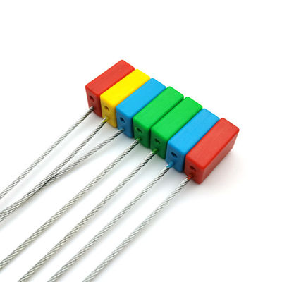 Galvanized Steel Wire Plastic Cable Seal with 1.53 KN Tensile Strength and Pull Tight Locking Mechanism