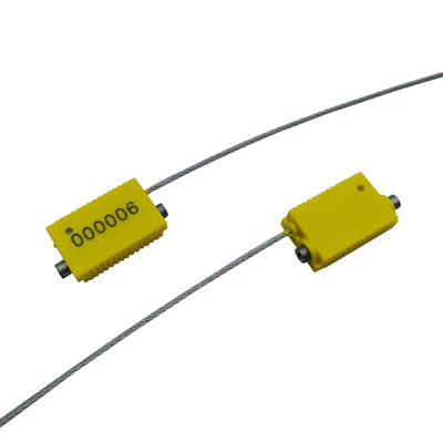 31.28*16.34*7.18mm ABS Revestido de acero Sello de cable de alambre 1.54 KN Resistencia a la tracción