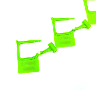 Black US-PSP01 Mini Plastic Hang Tag Indicative Padlock Security Seal with Laser Print