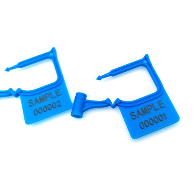 Black US-PSP01 Mini Plastic Hang Tag Indicative Padlock Security Seal with Laser Print