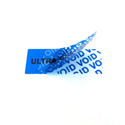 Silver Tamper Evident Glossy Matte Security Void Label Stickers for Tamper Resistance