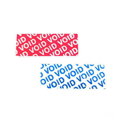 Silver Tamper Evident Glossy Matte Security Void Label Stickers for Tamper Resistance