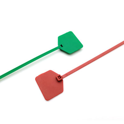 Custom Zip Tags Tie Writeable 220mm Nylon with Marking / Labelling Area 30*21 mm