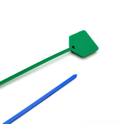 Custom Zip Tags Tie Writeable 220mm Nylon with Marking / Labelling Area 30*21 mm