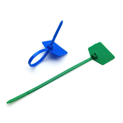 120 mm de longitud de autobloqueo de nylon de corbata envolturas con sello de seguridad de plástico a prueba de manipulación