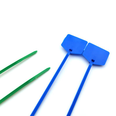 120 mm de longitud de autobloqueo de nylon de corbata envolturas con sello de seguridad de plástico a prueba de manipulación