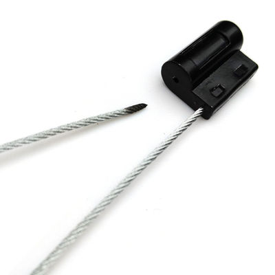 Cerradura de seguridad de zinc para contenedores con resistencia a la tracción de 2,74 KN y precinto de seguridad de cable marcable con láser