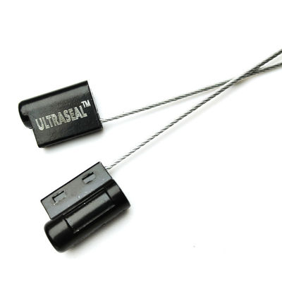 Cerradura de seguridad de zinc para contenedores con resistencia a la tracción de 2,74 KN y precinto de seguridad de cable marcable con láser