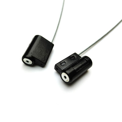 Cerradura de seguridad de zinc para contenedores con resistencia a la tracción de 2,74 KN y precinto de seguridad de cable marcable con láser