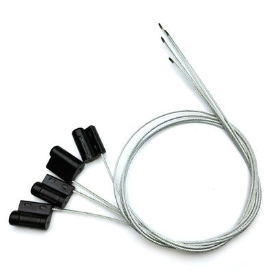 Cerradura de seguridad de zinc para contenedores con resistencia a la tracción de 2,74 KN y precinto de seguridad de cable marcable con láser