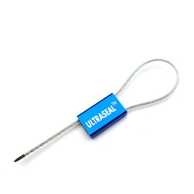 1.5mm Diameter Wire Mini Pull Tight Cable Seal for Logistics 24*14.6*6 mm Tensile Strength 1.96 KN 200 KG