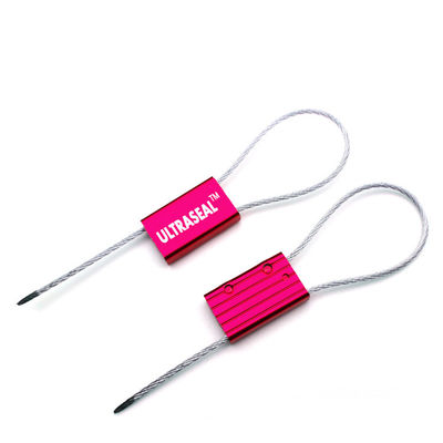 1.5mm Diameter Wire Mini Pull Tight Cable Seal for Logistics 24*14.6*6 mm Tensile Strength 1.96 KN 200 KG