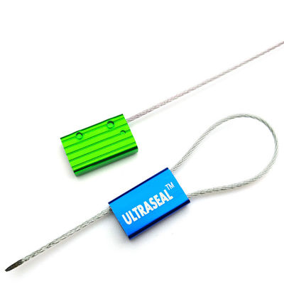 1.5mm Diameter Wire Mini Pull Tight Cable Seal with 1.96 KN Tensile Strength for Logistics Security