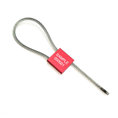 3.5mm High Security Container Cable Seal with Laser Print and Durable Aluminium Alloy