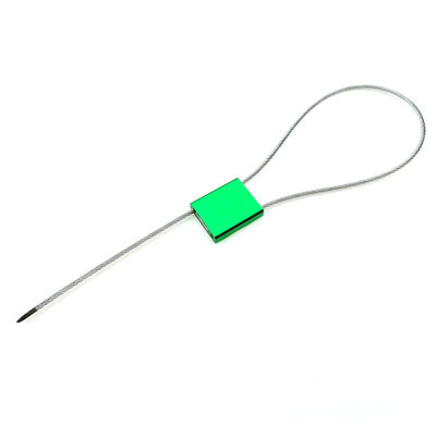 300mm Exposed Cable Length Laser Printed US-CC201 Aluminum Alloy Cable Lock Truck Seals