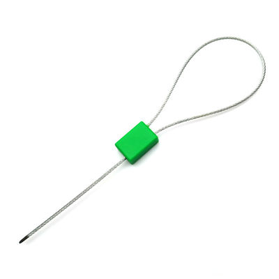 1.8mm Diámetro de alambre de acero Sello de cable de plástico con 300mm de longitud del cable expuesto y 1,53 KN resistencia a la tracción