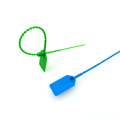 230 mm de longitud total sello de plástico de nylon con resistencia a la tracción de 115 N y sellado de tira apretada para bolsas de equipaje