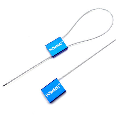 US-CC151 Adjustable Self Locking Cable Security Seals With 300mm Exposed Length