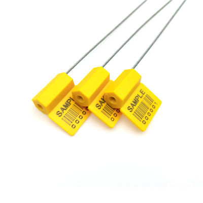 Sello de seguridad de cable de alambre de acero recubierto de ABS con diámetro de 1,8 mm y resistencia a la tracción de 2,79 KN para protección a prueba de alteraciones