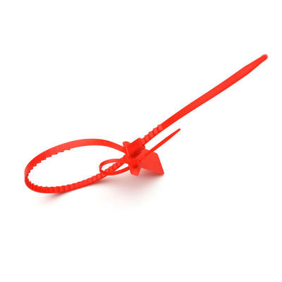 Orange Disposable Twist Security Tag Seal 400*34*16 mm Perfect for Plastic Containers