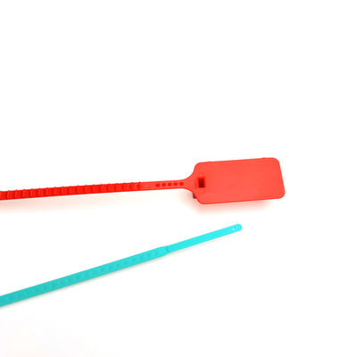 Tensile Strength 398 N and Working Length 190 mm Custom Logo 300mm Plastic Seal Zip Tie