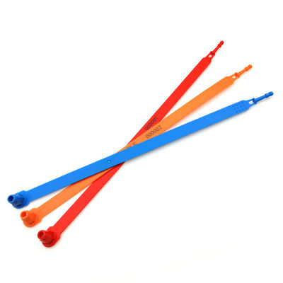 Waterproof Van Truck Container Plastic Security Seal 250mm Tensile Strength