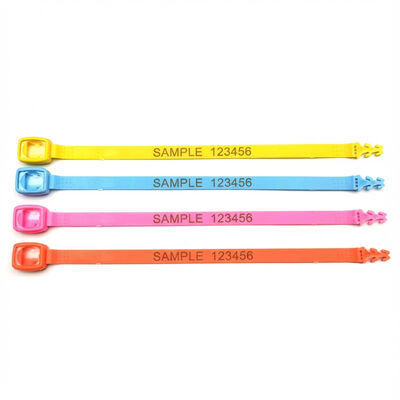 Sello de seguridad de plástico de alta resistencia 194 N con longitud total de 222 mm y material PP PC para carga segura