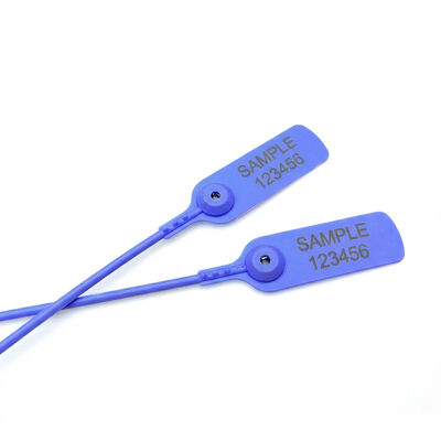 400mm Adjustable Plastic Locking Strip Seal with 380 N Tensile Strength and Laser/Hot Stamp Print