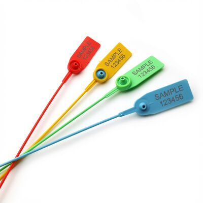 370*20*13.5 mm Sello de seguridad de plástico con 211 N de resistencia a la tracción e impresión láser para sellado ajustable a prueba de manipulaciones